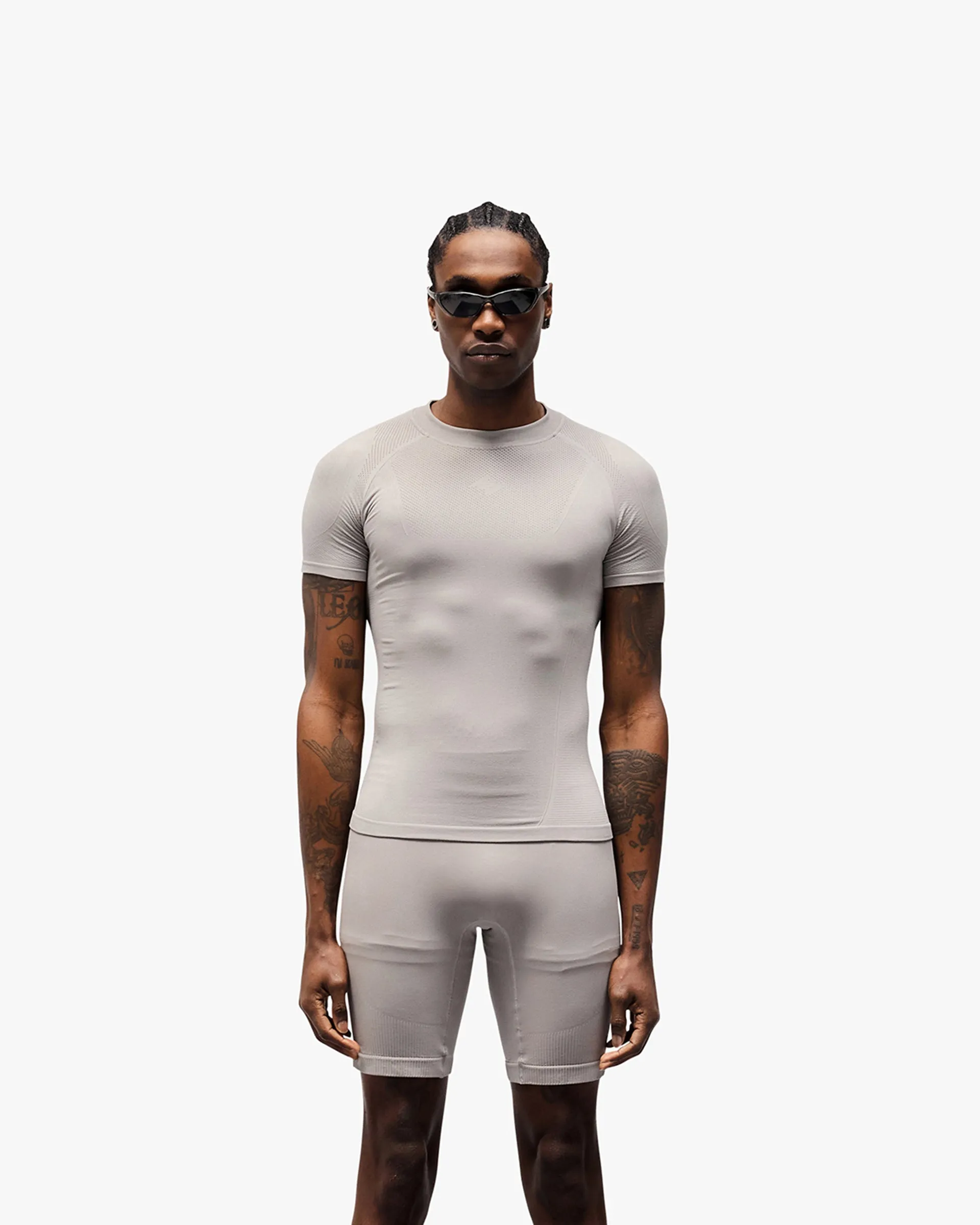 Easy Fit Wear Classic Comfort Style 247 DNA Seamless T-Shirt - Titanium