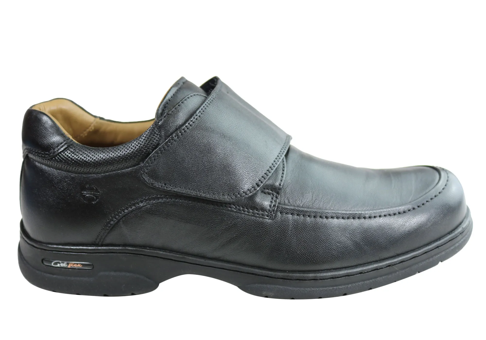 Ferricelli Wesley Mens Comfortable Adjustable Strap Leather Shoes Weekly Briefing