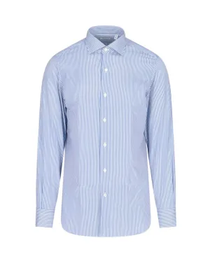 Bold Prints Cooling Core Technology Classic Shirt ?C Light Blue