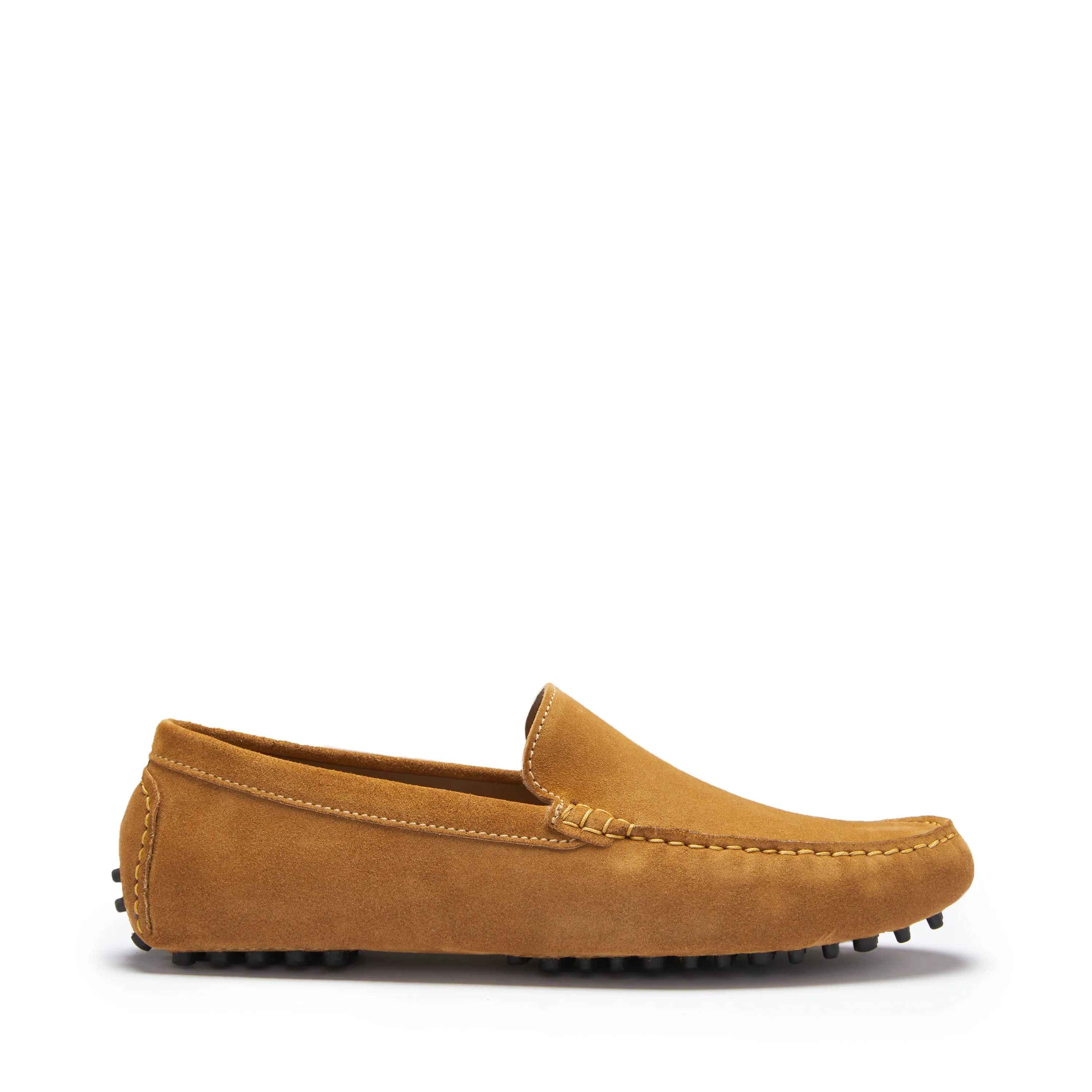 Driving Loafers, tobacco suede Waterproof Option