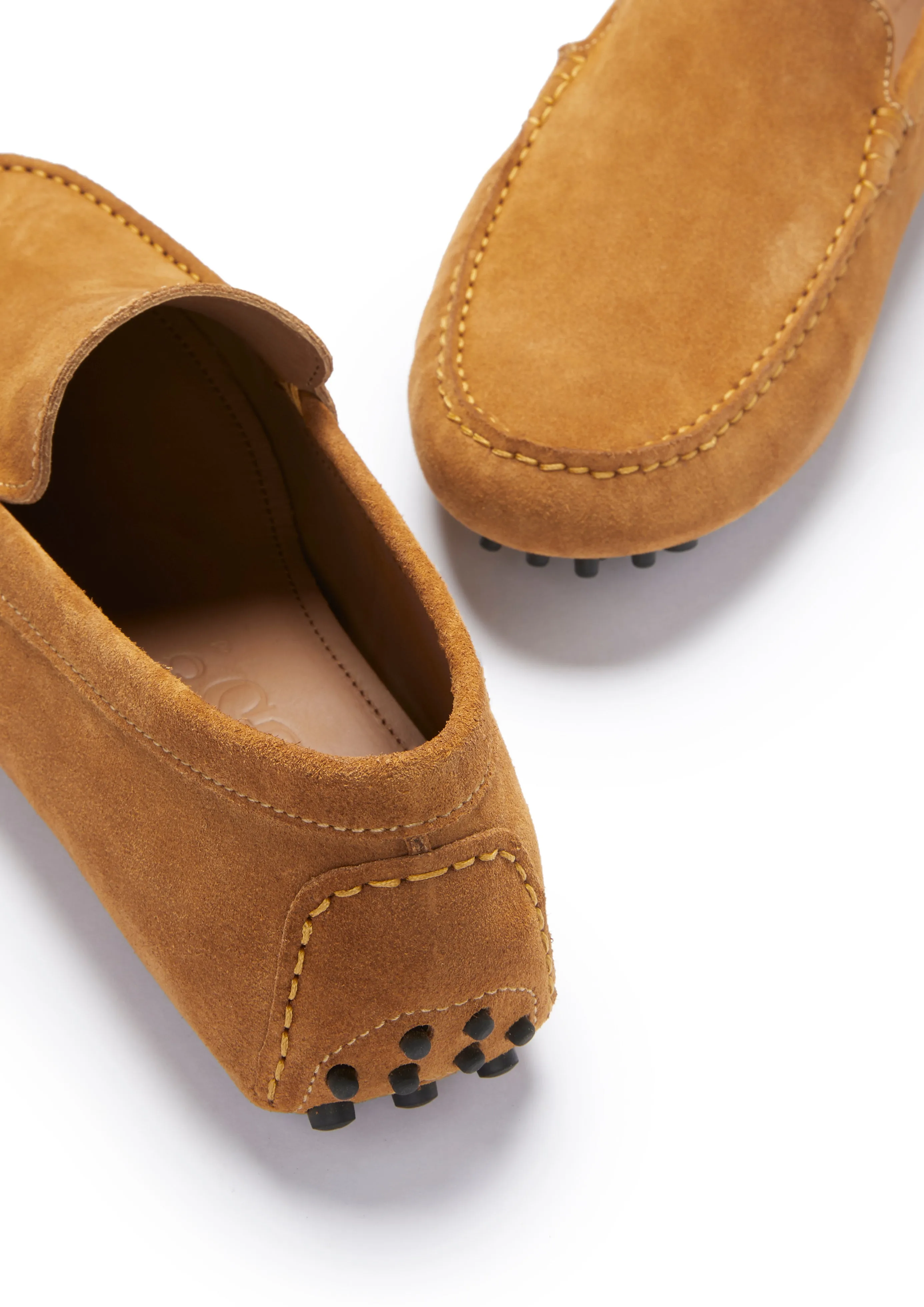 Driving Loafers, tobacco suede Strong Steps