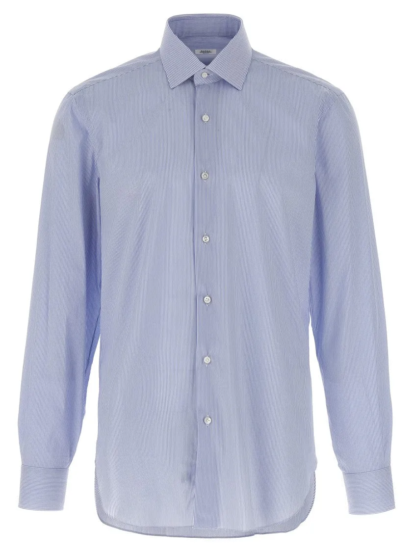 Classic Striped Cotton Poplin Shirt Spring Collection Relaxed Fit