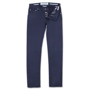 Spring Mood Smooth Work Meeting Abrasion Resistant Denim Jacob Cohen - J622 Comf Slim Fit Chino Jeans in Vintage Navy