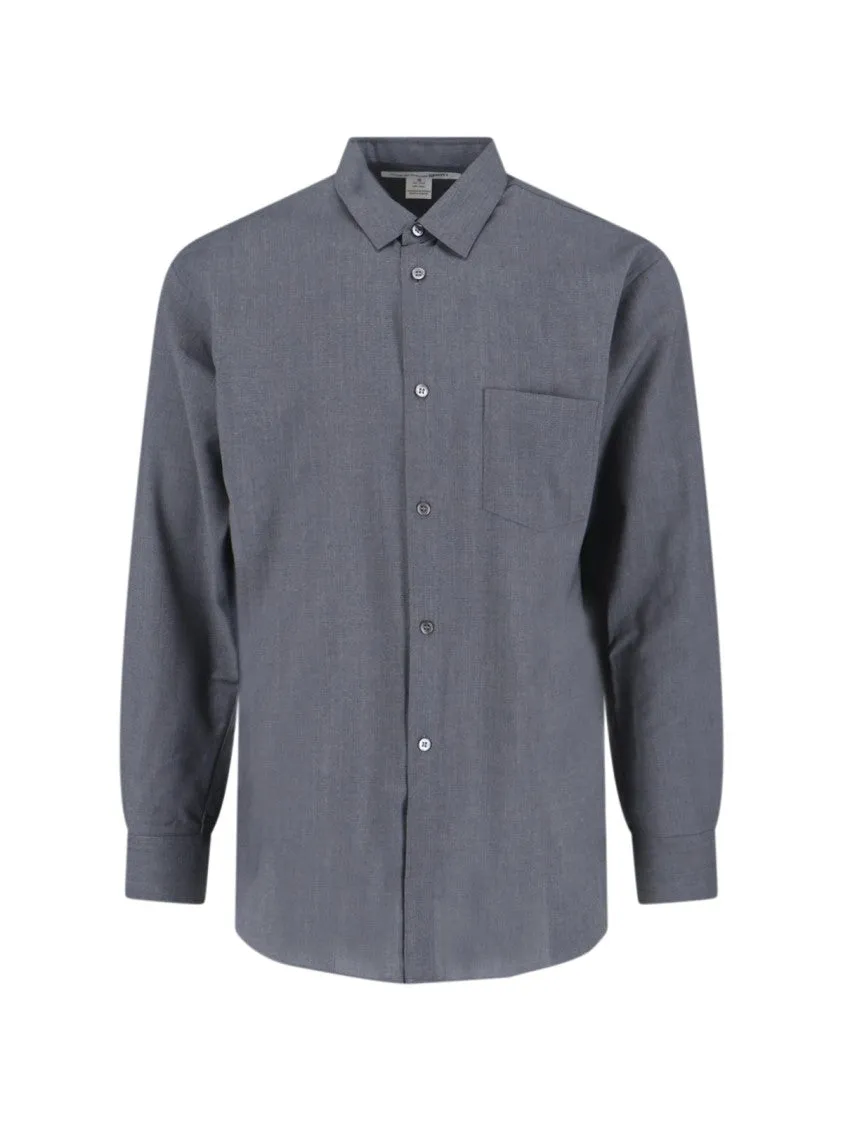 Timeless Fit Classic Wool Shirt ?C Grey