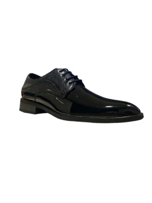 Stretchable Material Urban Edge Brent Pope Mens Shoe Halcombe Coal Patent