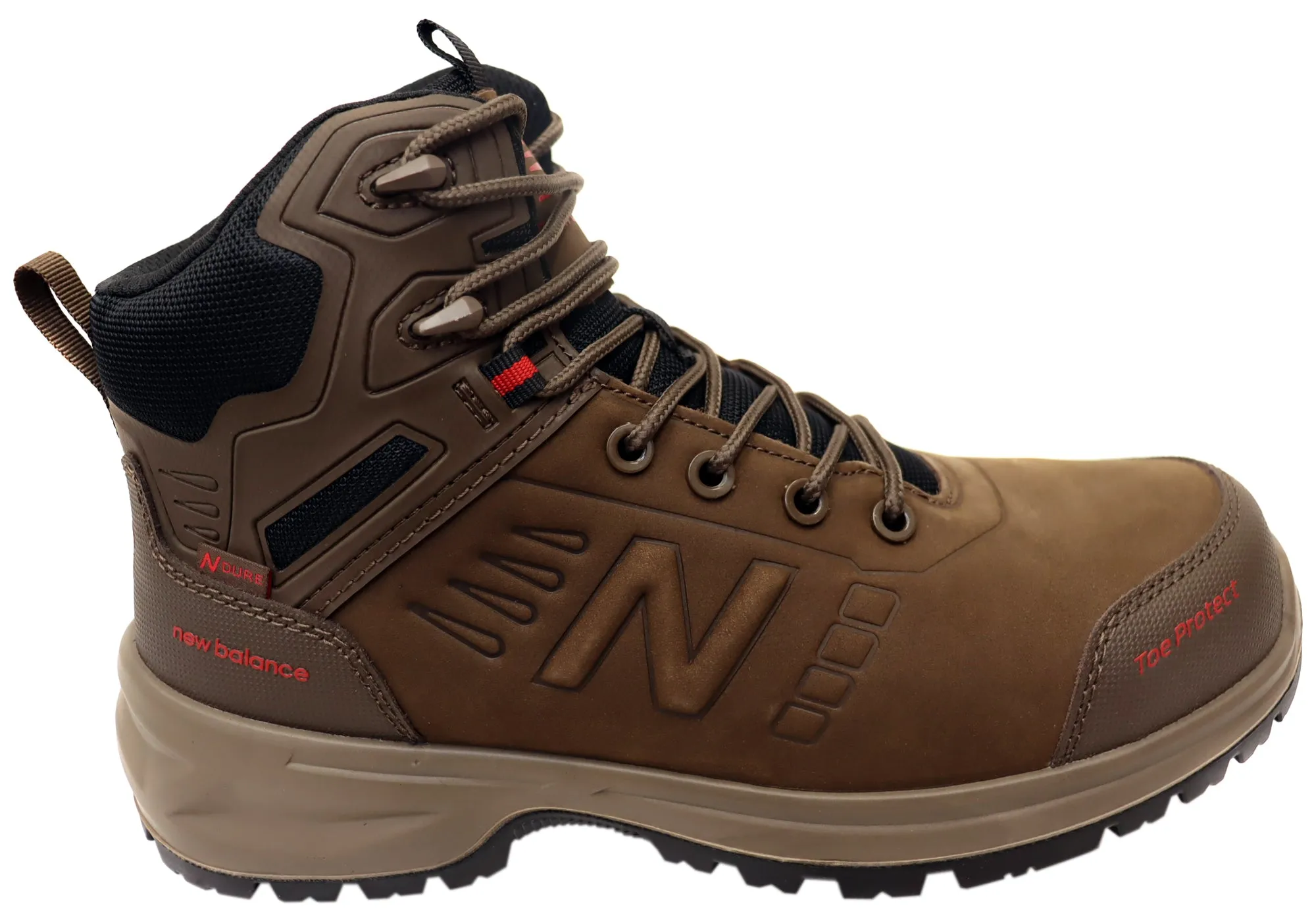 Low Profile Active Nomad Clean Silhouette New Balance Calibre Mens Leather Composite Toe 2E Wide Work Boots