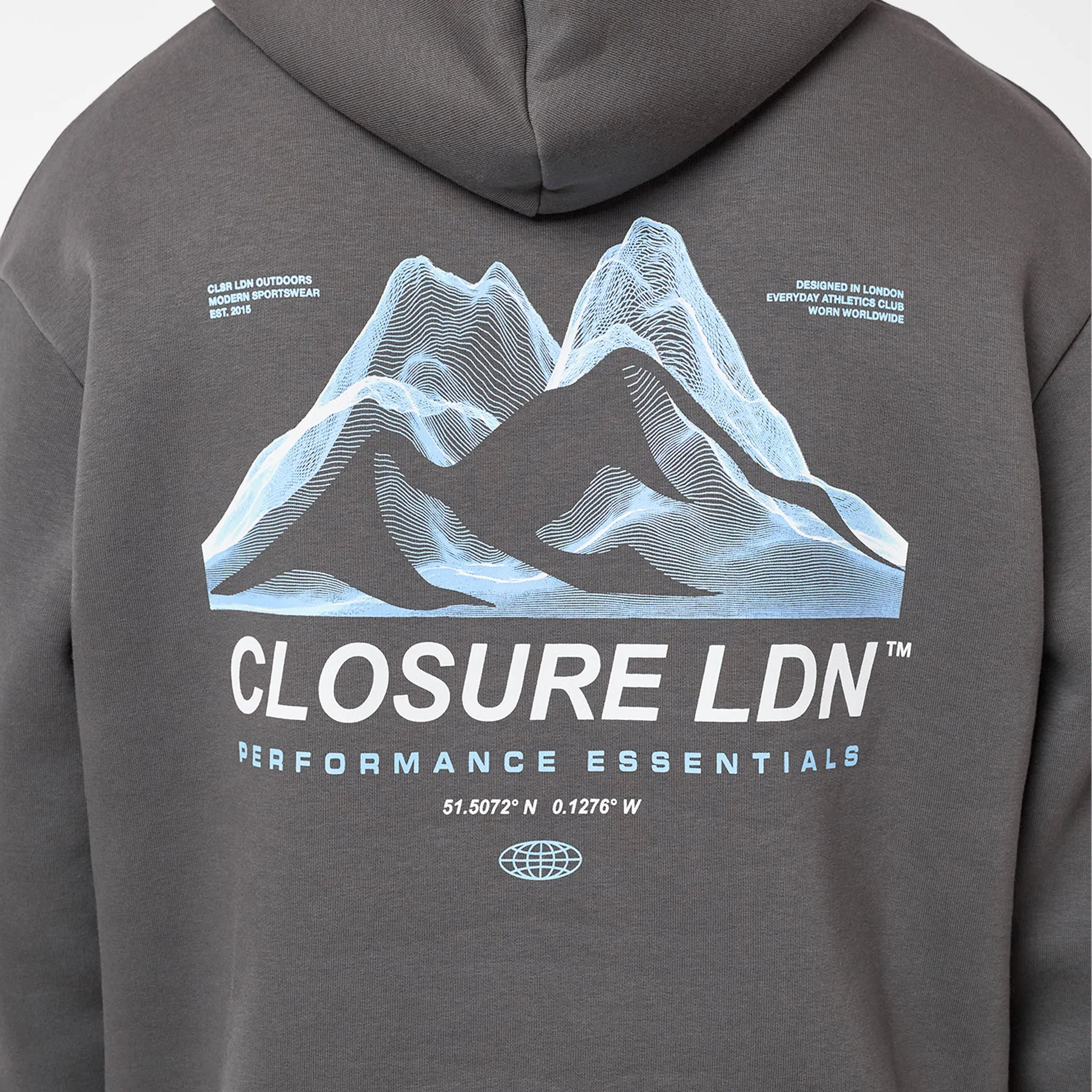 CLSR Outdoors Hoodie | Charcoal Anti-pilling