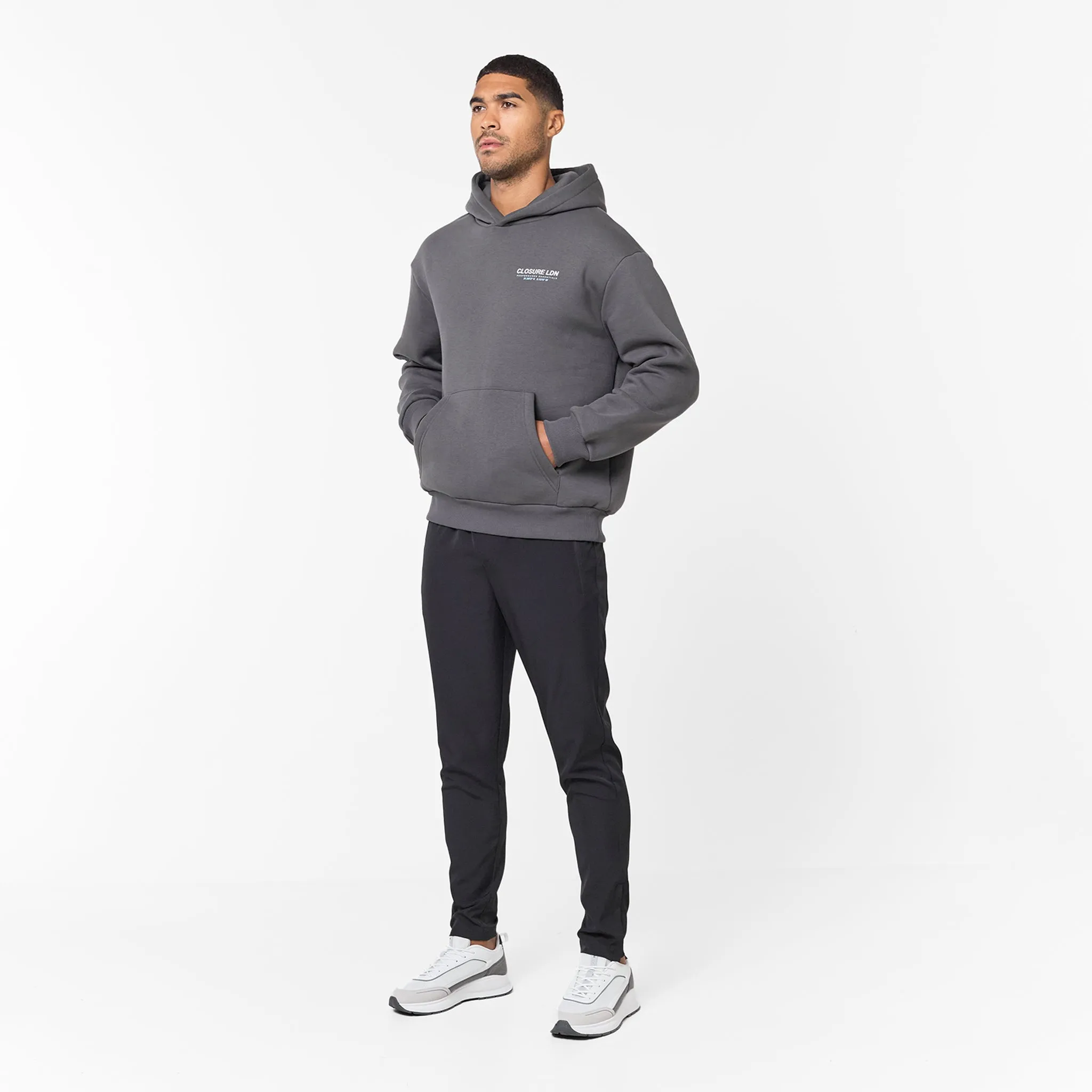 CLSR Outdoors Hoodie | Charcoal Layered Fit