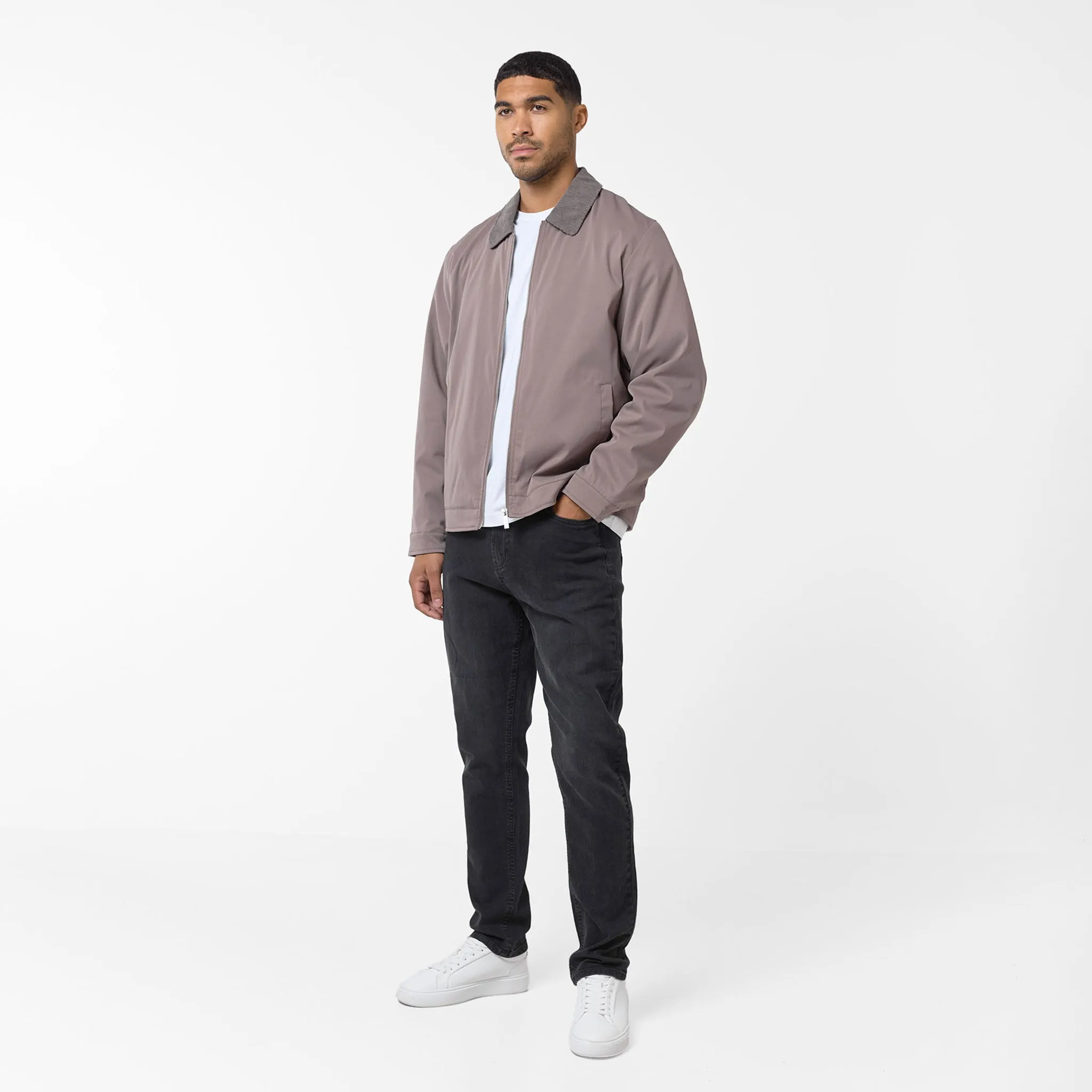 Cozy Street Style Smart Workwear Zip Through Jacket | Mole