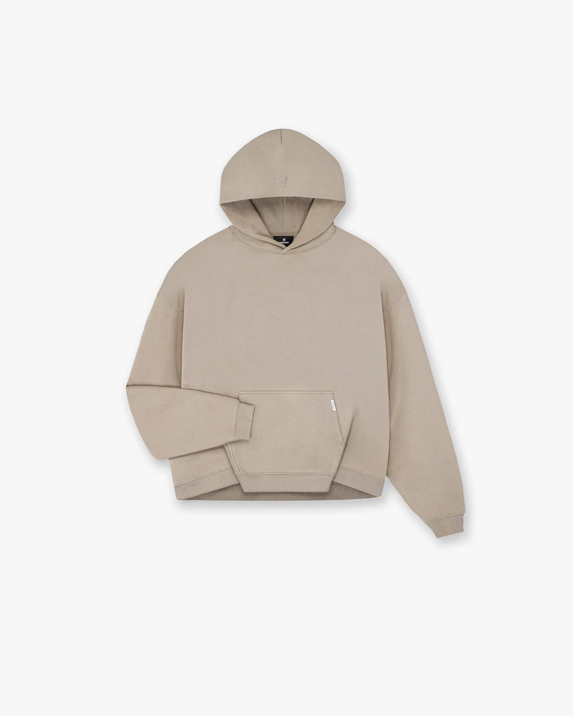 Festival Outfit Initial Boxy Hoodie - Dune