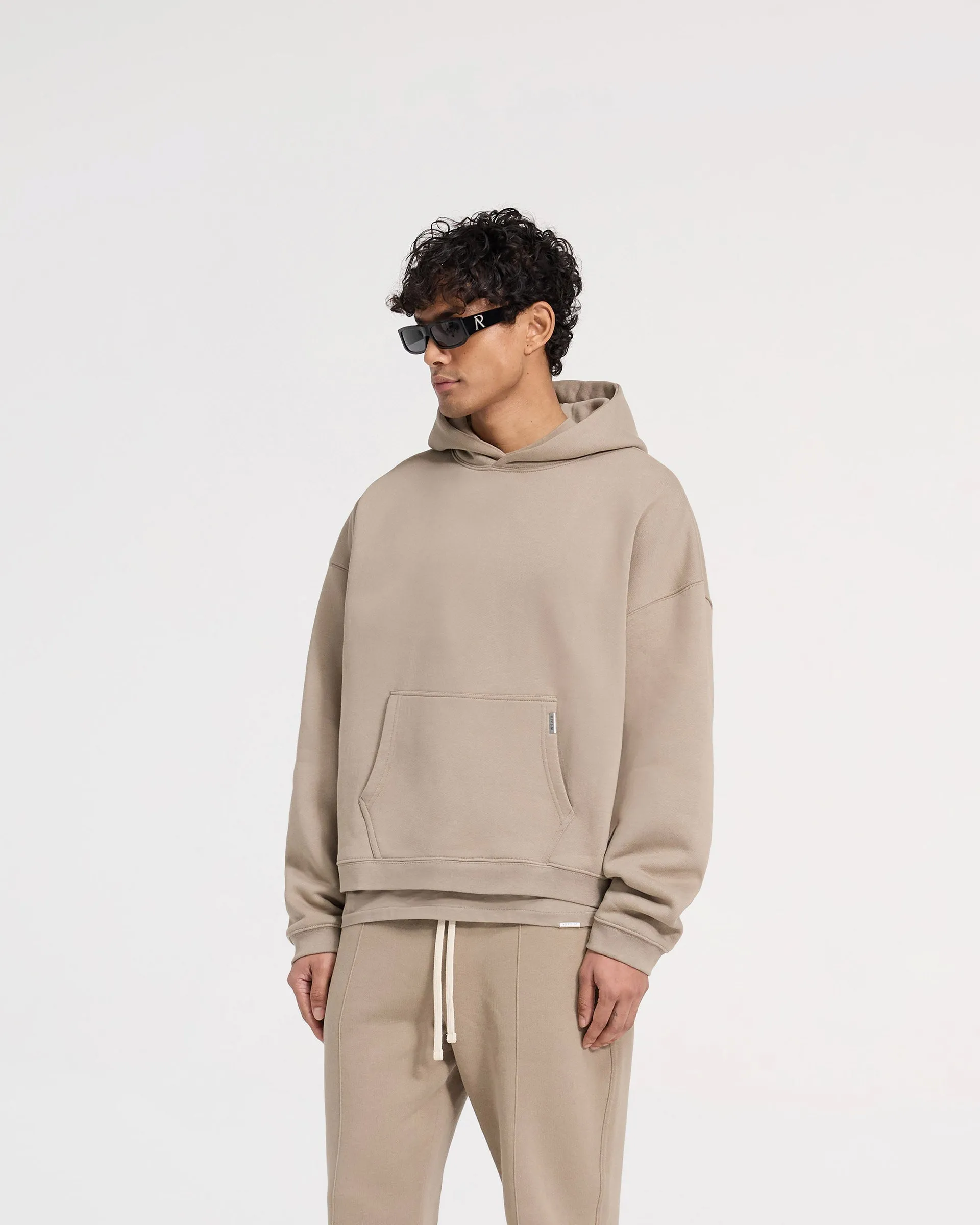 Initial Boxy Hoodie - Dune Street Style Vibe