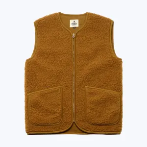 Coldbreaker Pepitko Vest Caramel Elastic Hem Adjustment Tapered Hem