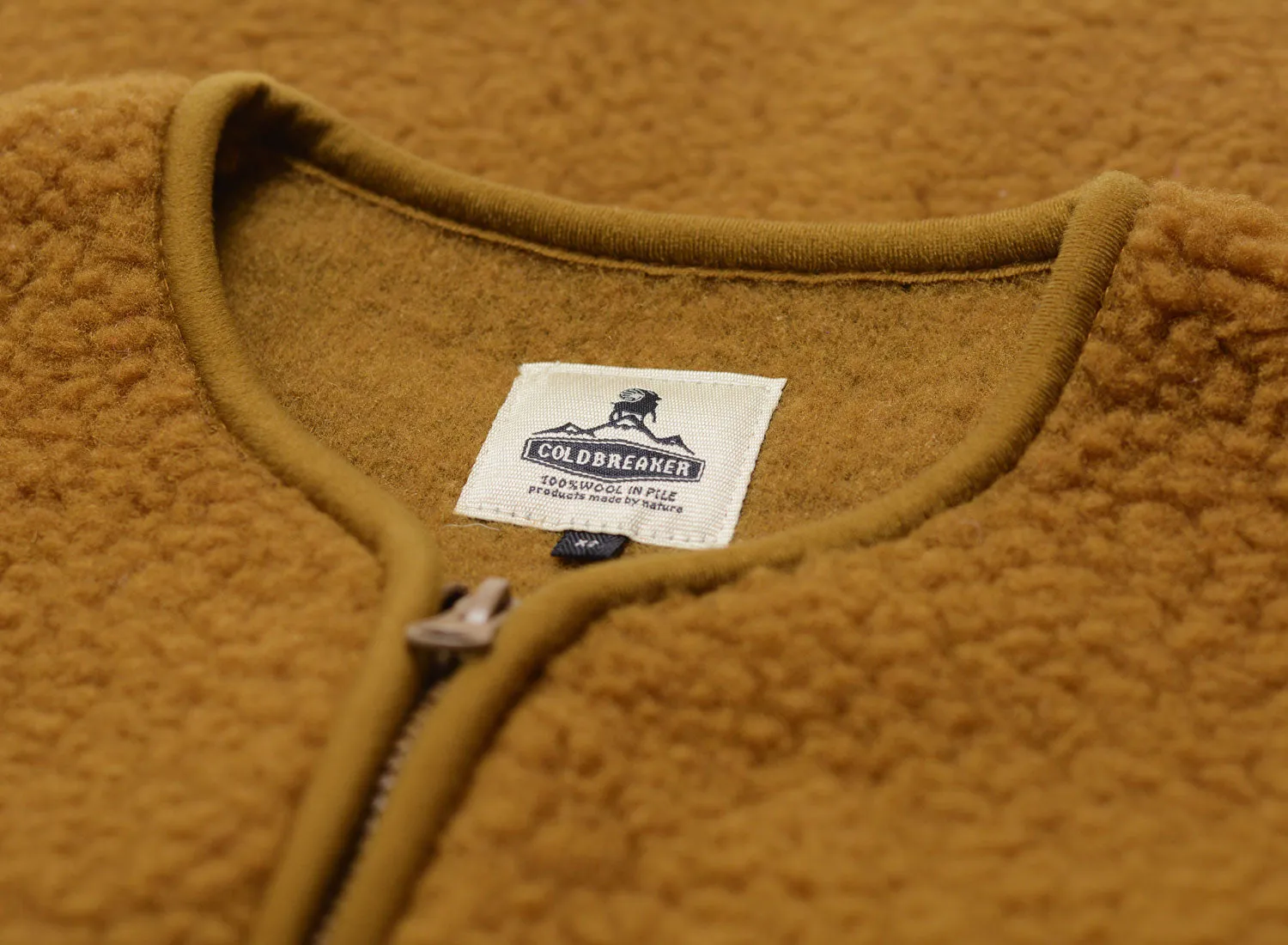 Odor Control Finish ConvertibleCollar Coldbreaker Pepitko Vest Caramel