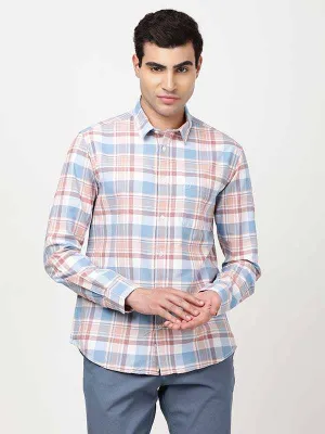 Men Checked Full Sleeve Cotton Shirt Holiday Gift