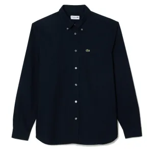 Edgy style Lacoste Regular Fit Oxford Shirt Navy Blue