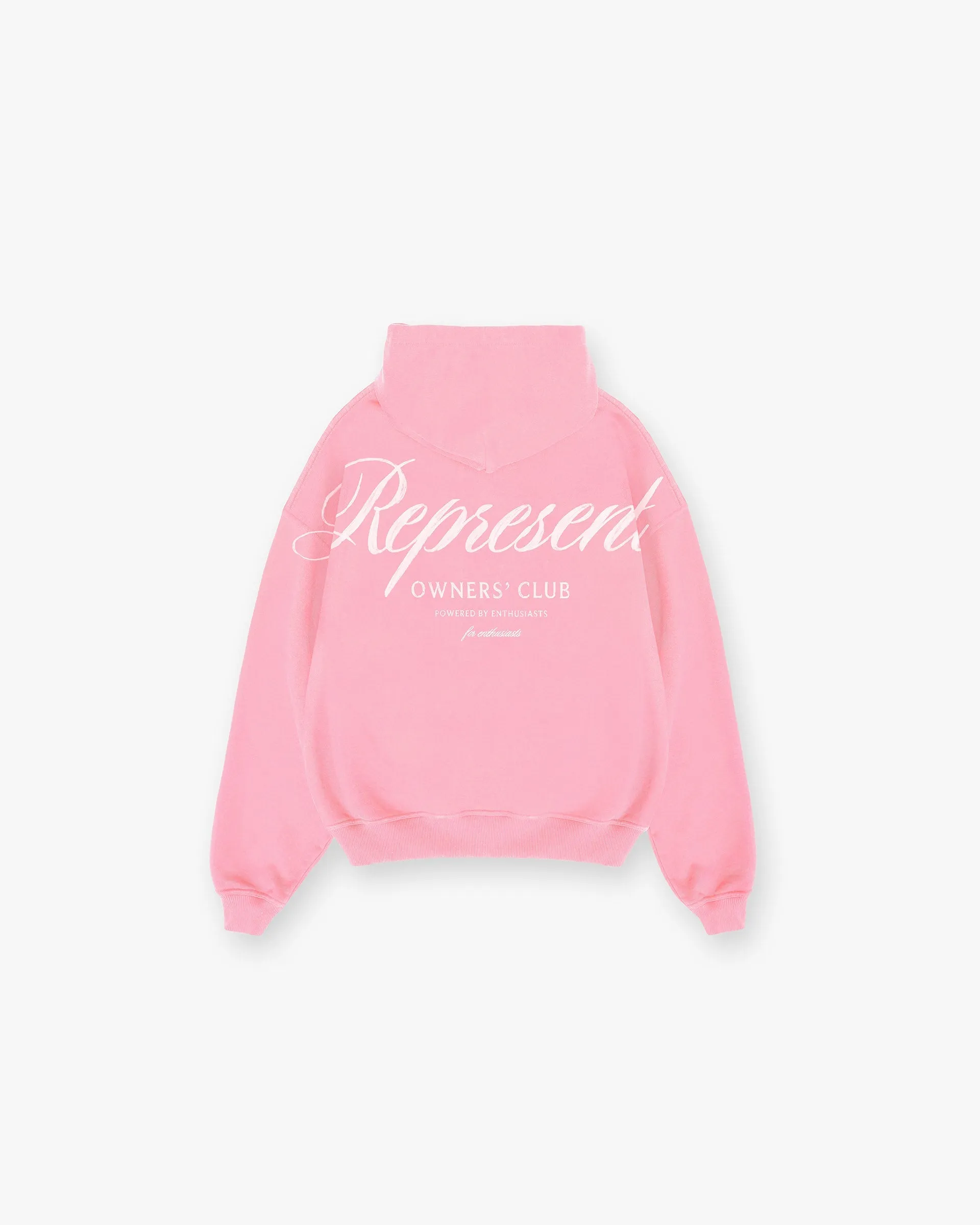 Represent Owners Club Script Hoodie - Pink Smart Wear