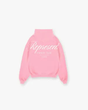 Represent Owners Club Script Hoodie - Pink Smart Wear