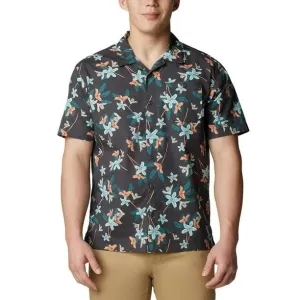Eco-friendly Tagless label Columbia Arrow Springs Shirt Men's  Multicolor Tropical Button-Up FTS721