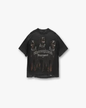 Thoroughbred T-Shirt - Vintage Black Modern Fit