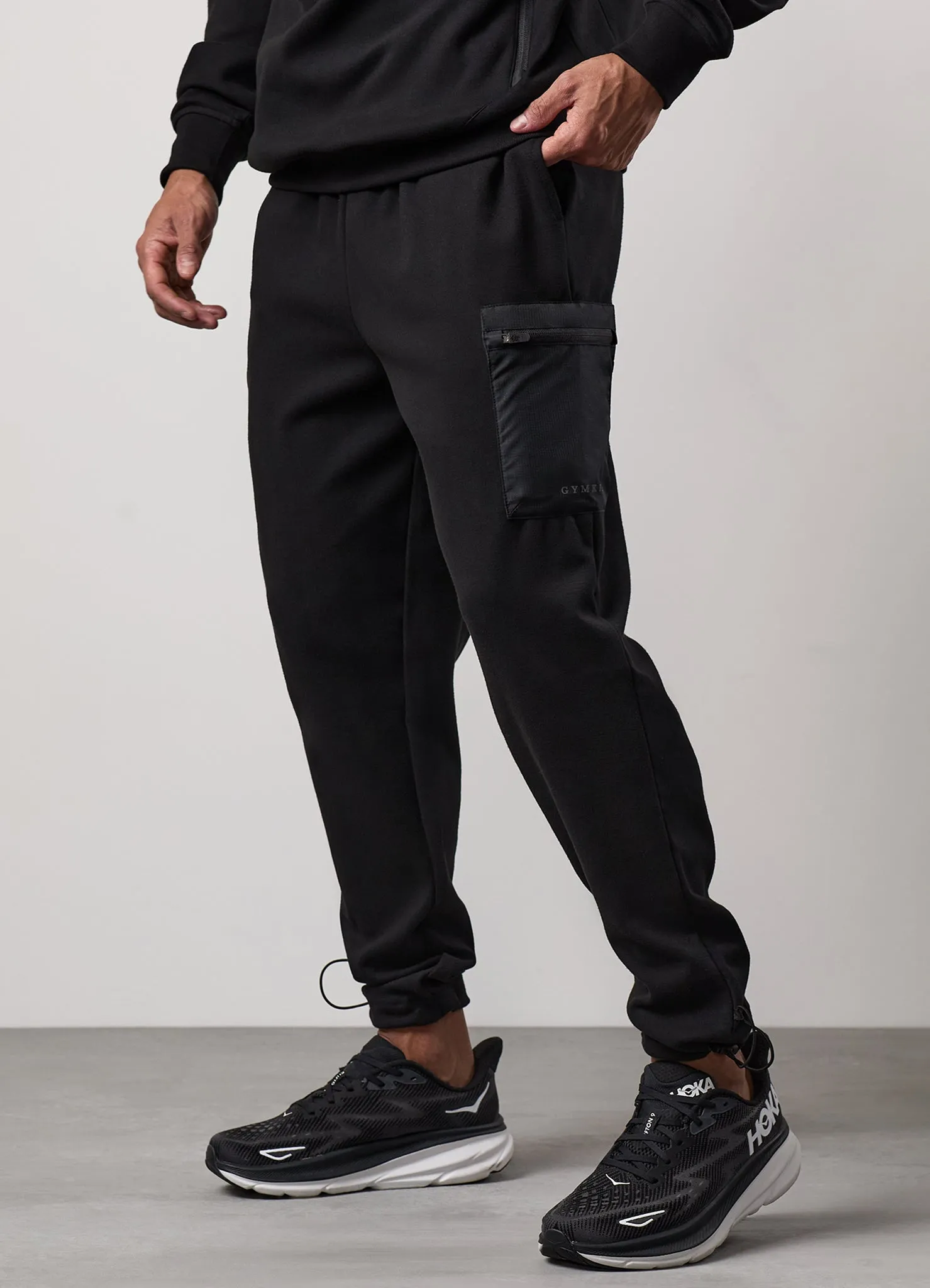 Chic Look Anti Snag Threading Gym King Fusion Jogger - Black
