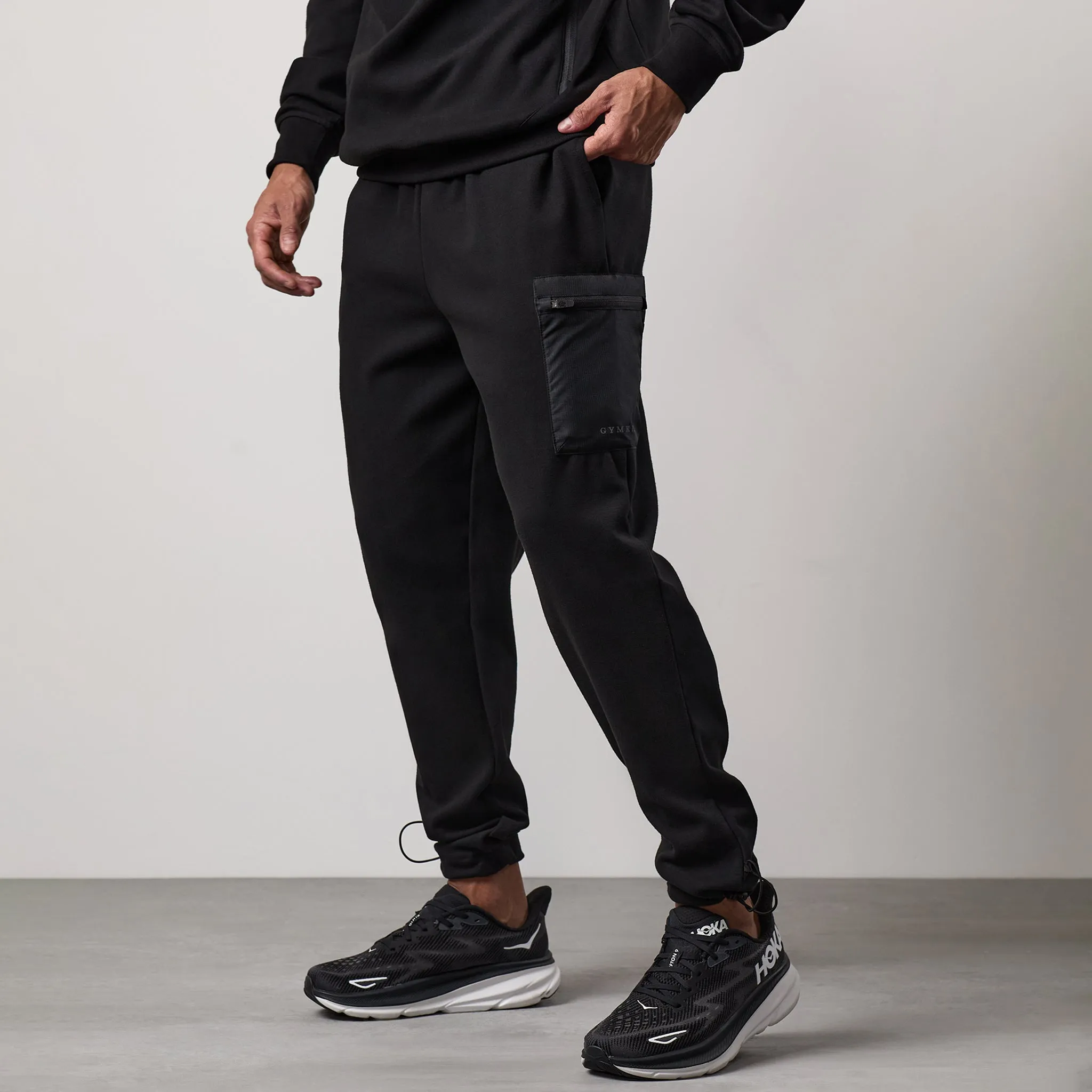 Gym King Fusion Jogger - Black Layering Essential