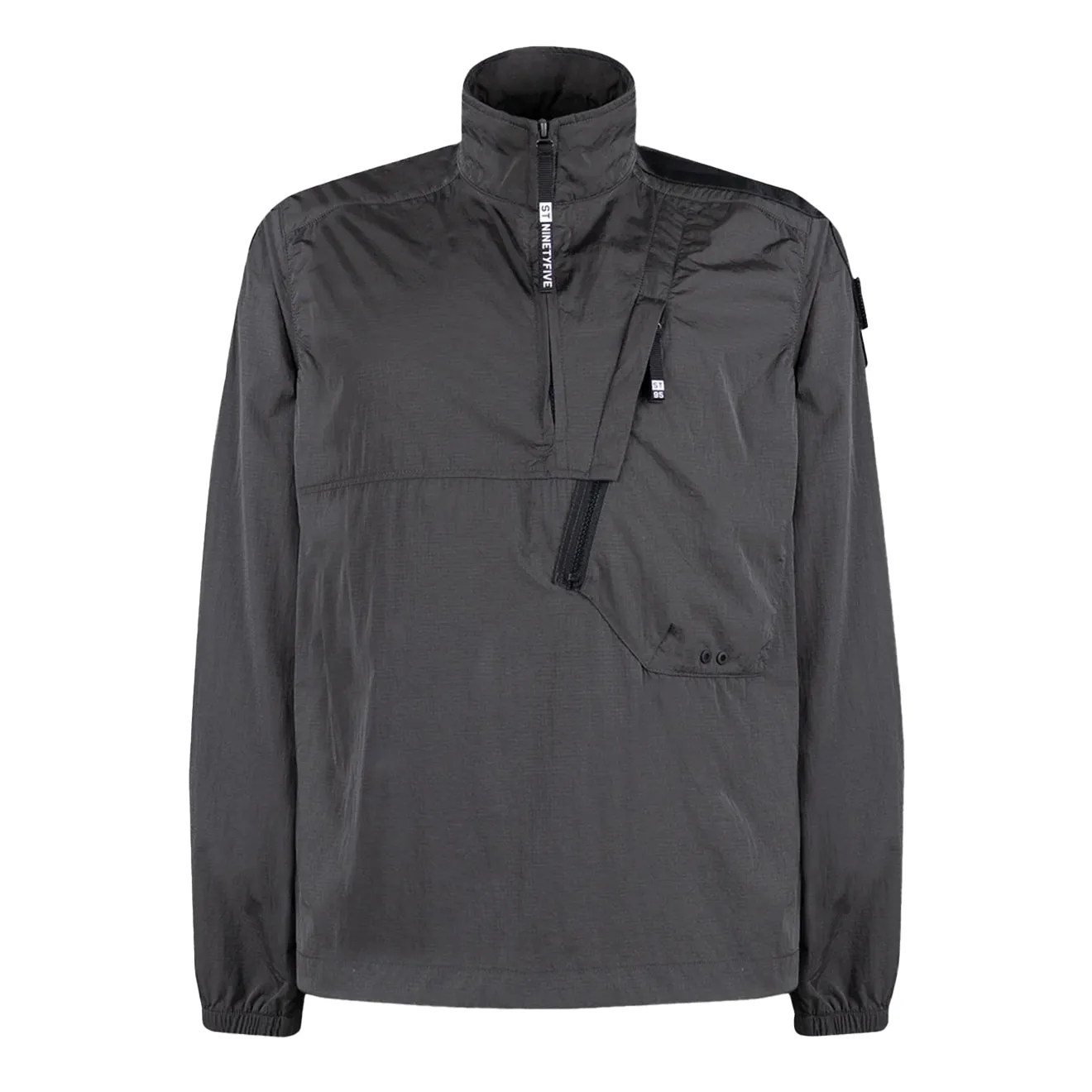 ST95 Overshirt 02 Black Anti Pilling Surface