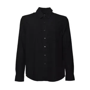 Black Silk Classic Shirt Morning Comfort All-Day Wear