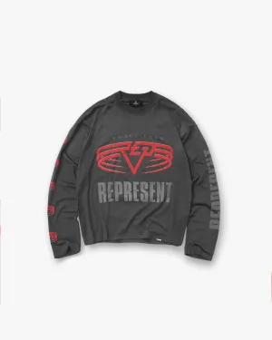 Reversible Living Legacy Tour Long Sleeve T-Shirt - Sun Fade Grey Classic Trend Look Tear Resistant