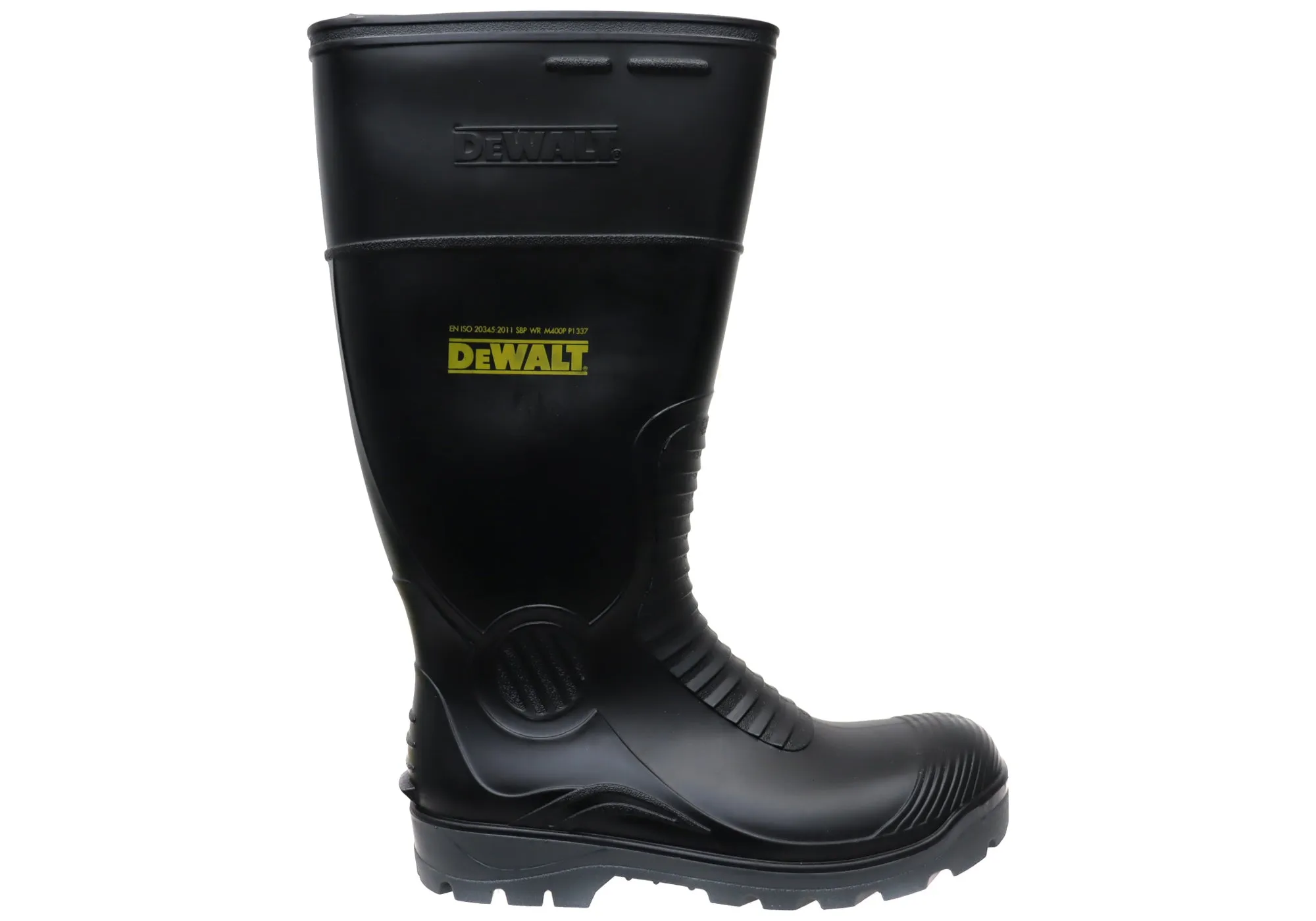 Breathable Snowy Path DeWALT Mens Workwear PROComfort Dexter Safety Gumboots