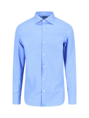 Snug feel 1925 Slim Shirt ?C Light Blue