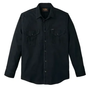 Filson Light Weight Alaskan Guide Shirt Midnight Navy adult clothing