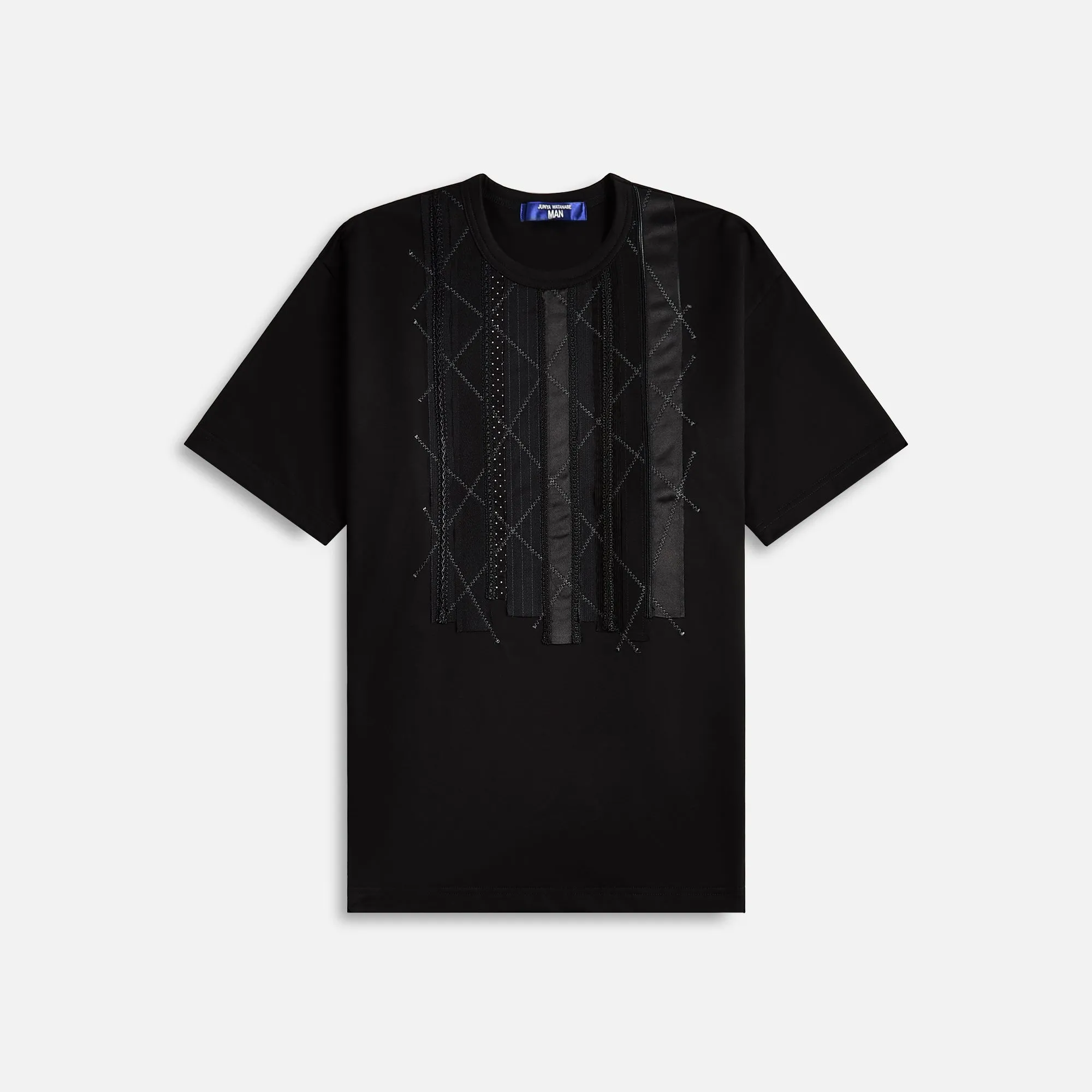 Junya Watanabe Man Tee - Black Breathable Design