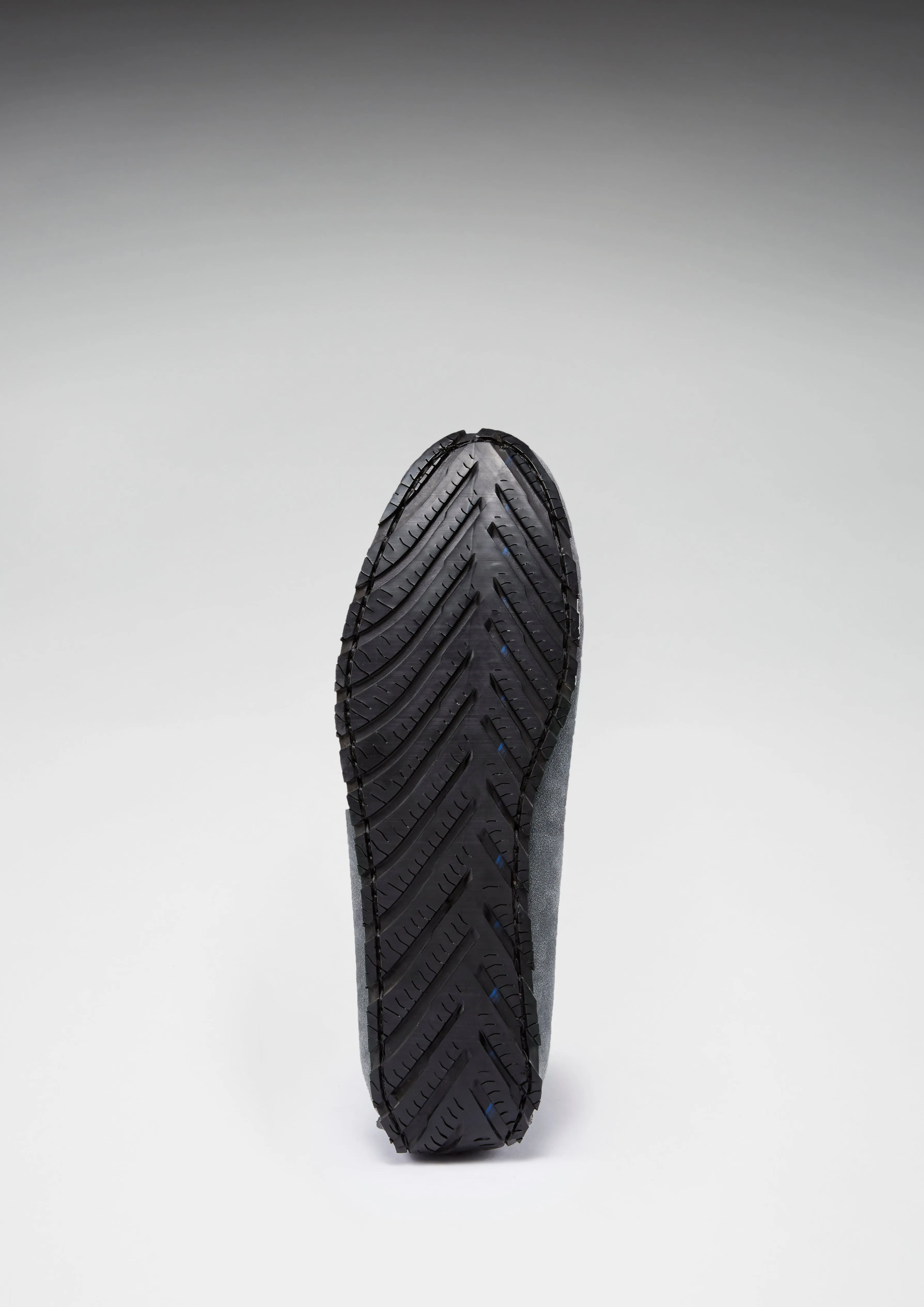 Tyre Sole Penny Driving Loafers, slate grey suede Fast Stride Fair View