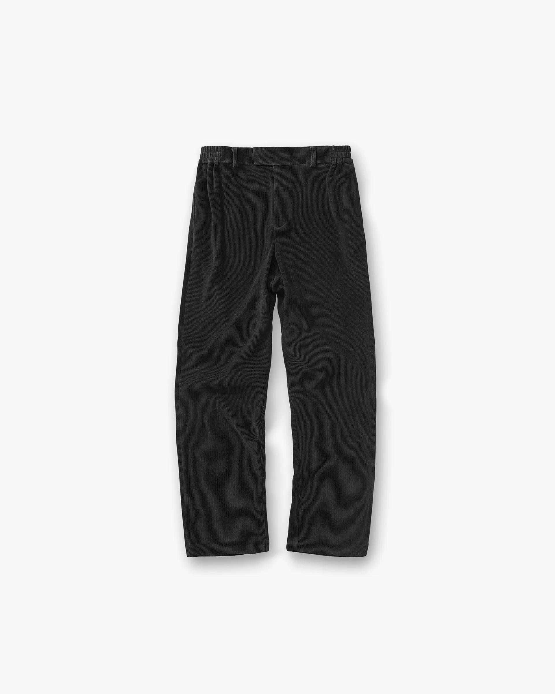 Ribbed Hybrid Pant - Washed Black Functional Waist