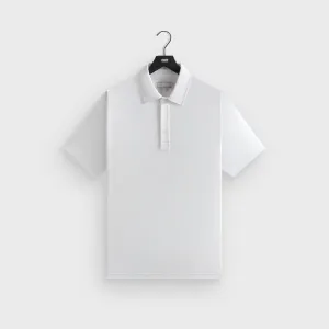 Fade Resistant Print Collared formality &Kin Pima Jersey Short Sleeve Heathrow Polo - White
