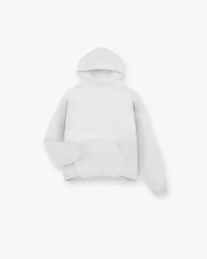 Initial Boxy Hoodie - Ice Grey Marl All-day Comfort