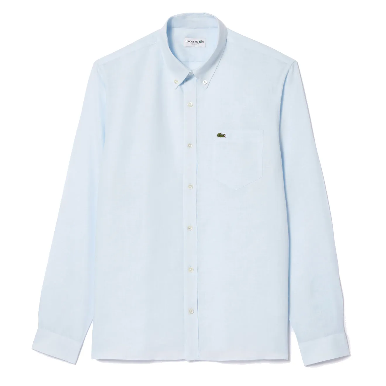 Quick Dry Construction Hypoallergenic Lining Lacoste Linen Shirt Light Blue