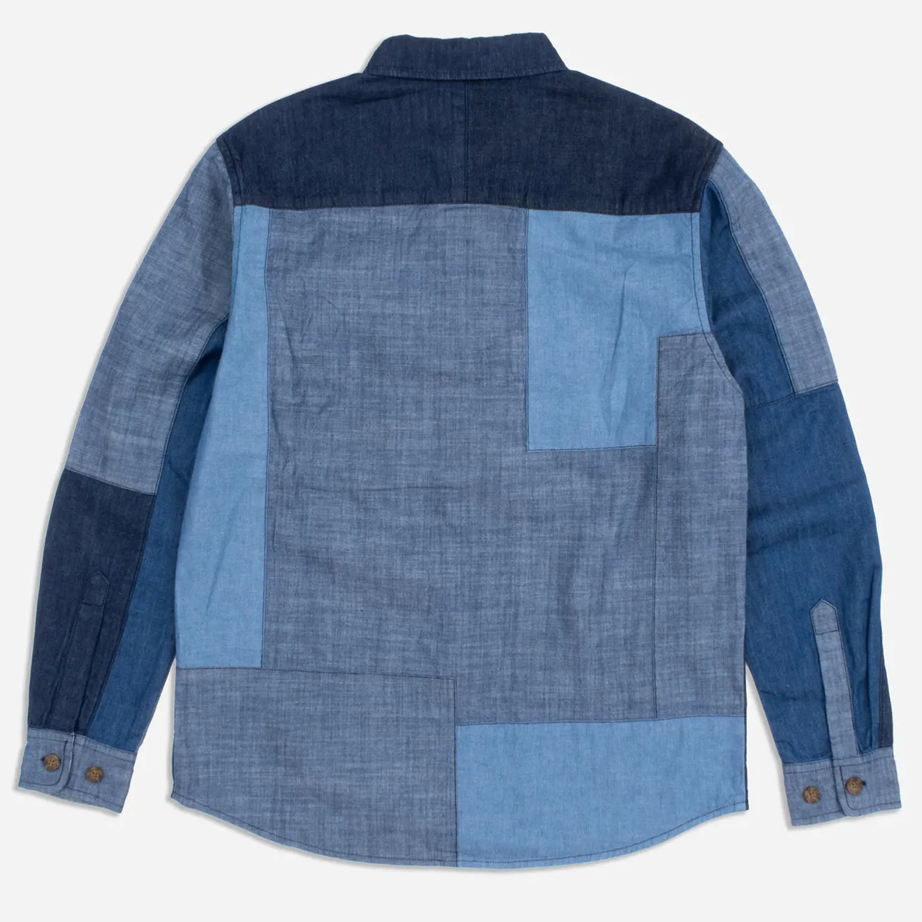 Pendleton La Pine Patchwork Shirt Blue / Multi Structured Shoulder Support