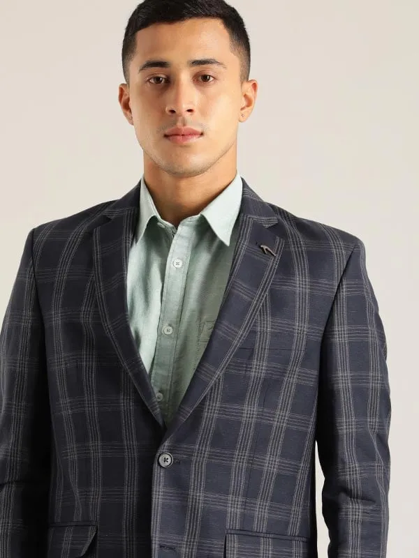 Constructed Solid Casual Blazer Ventilated Back InterchangeableLining