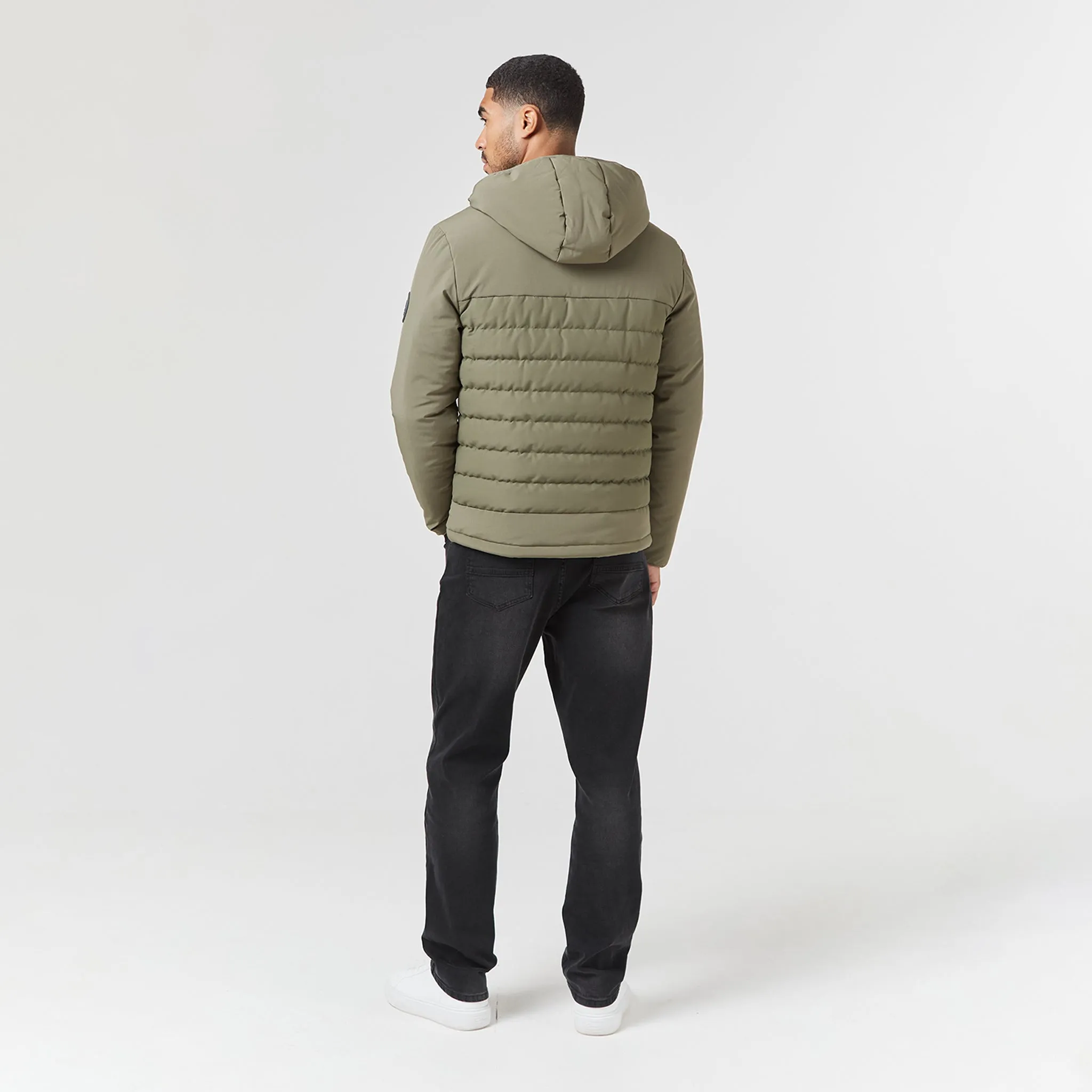 Cold Days Contrast Soft Shell Jacket | Washed Khaki