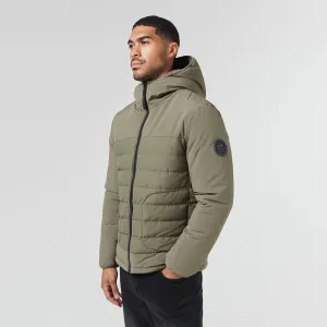 Weekend Style Contrast Soft Shell Jacket | Washed Khaki