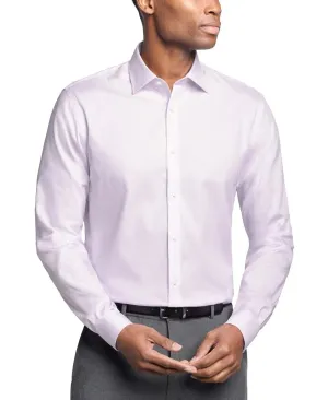 Team Building Urban Edge Michael Kors Dress Shirts Men'sLilac Regular Fit Button Front FTS11