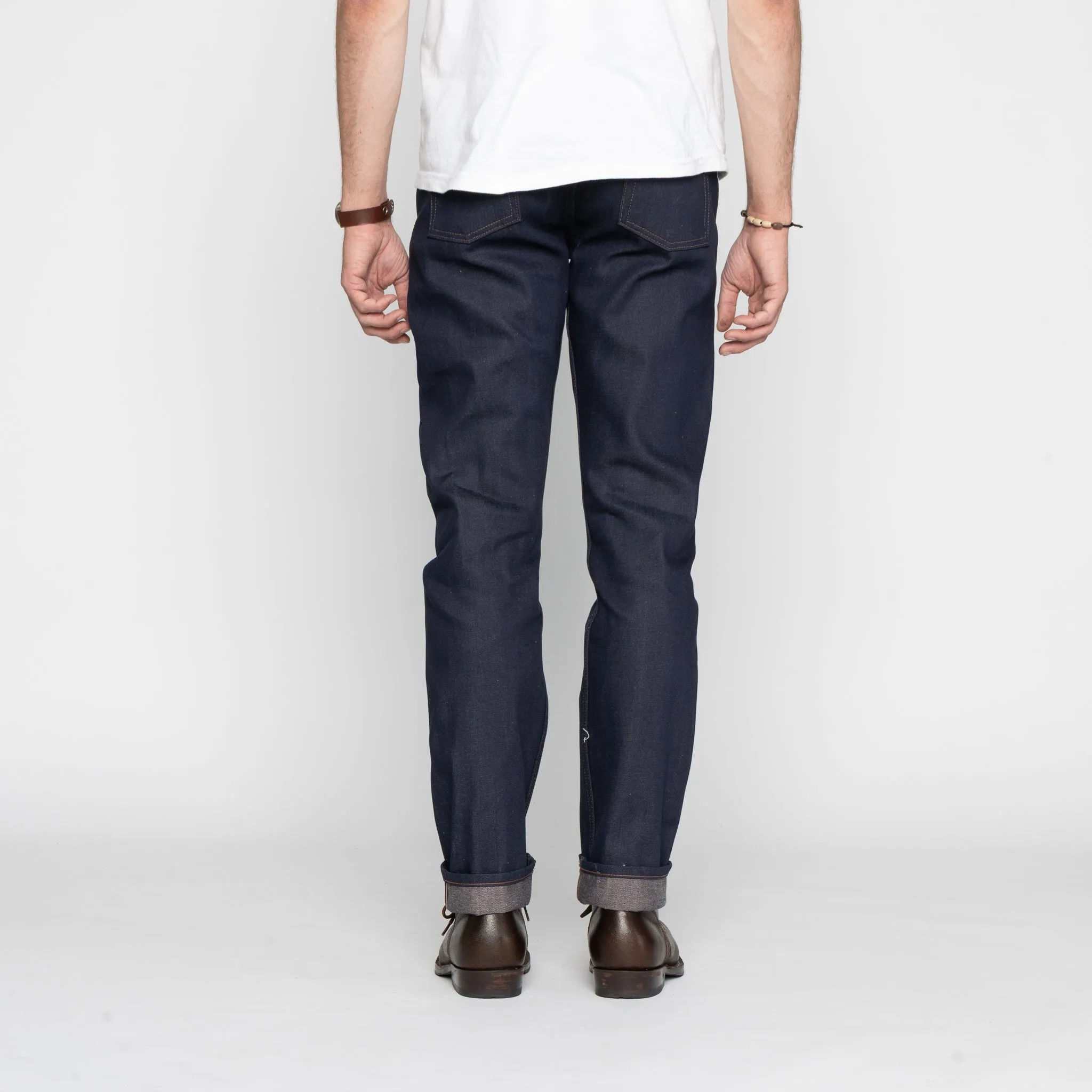 Weird Guy - Coffee Dye Selvedge - Indigo Subtle Look