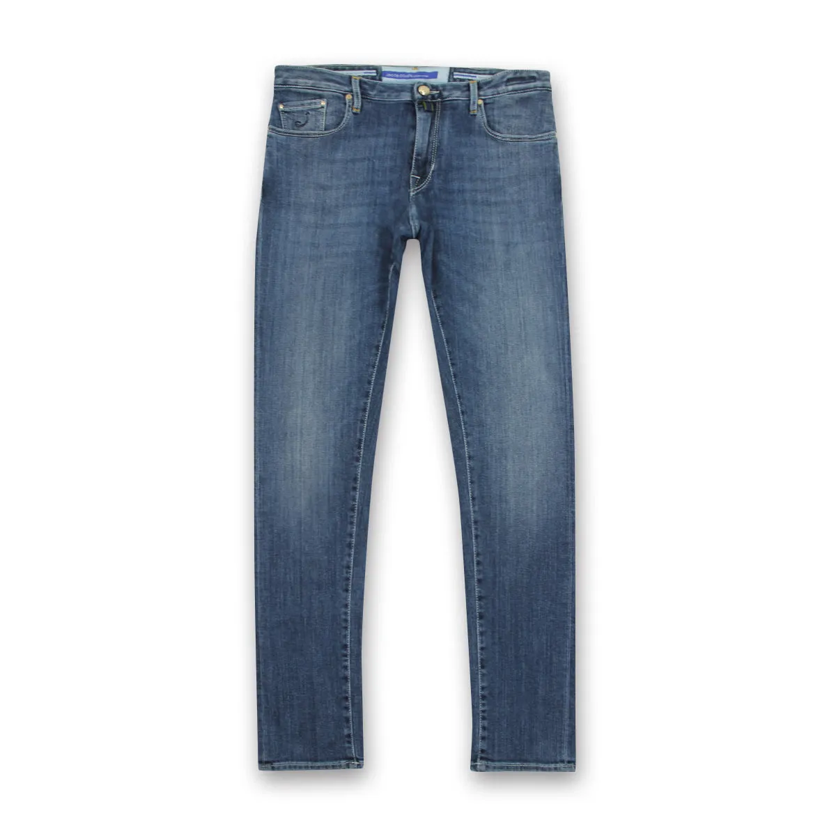 Iconic Outfit Jacob Cohen - Chris Skinny Fit Navy Badge Jeans