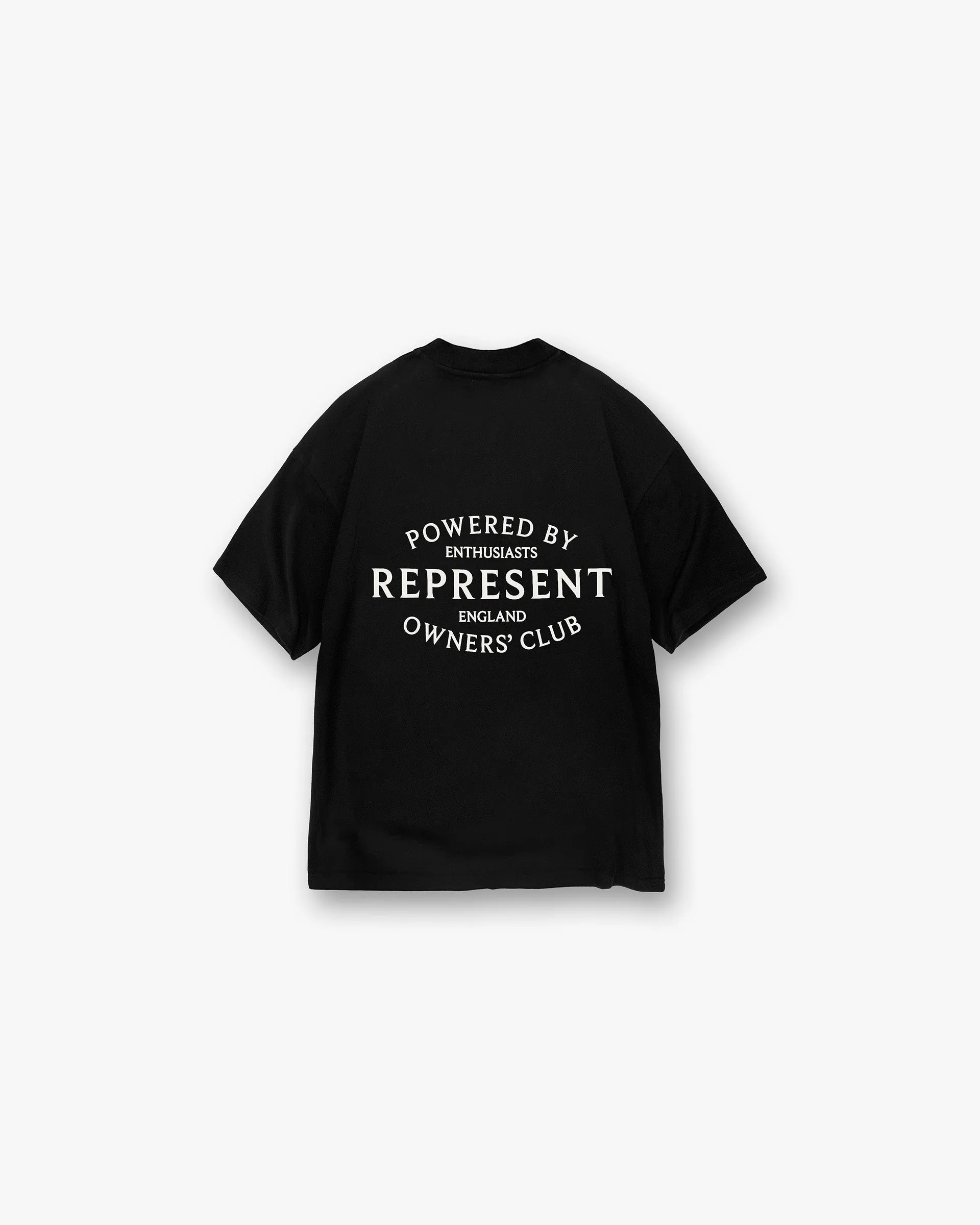 Represent Owners Club Stamp T-Shirt - Jet Black Comfort and Fit MoistureWicking