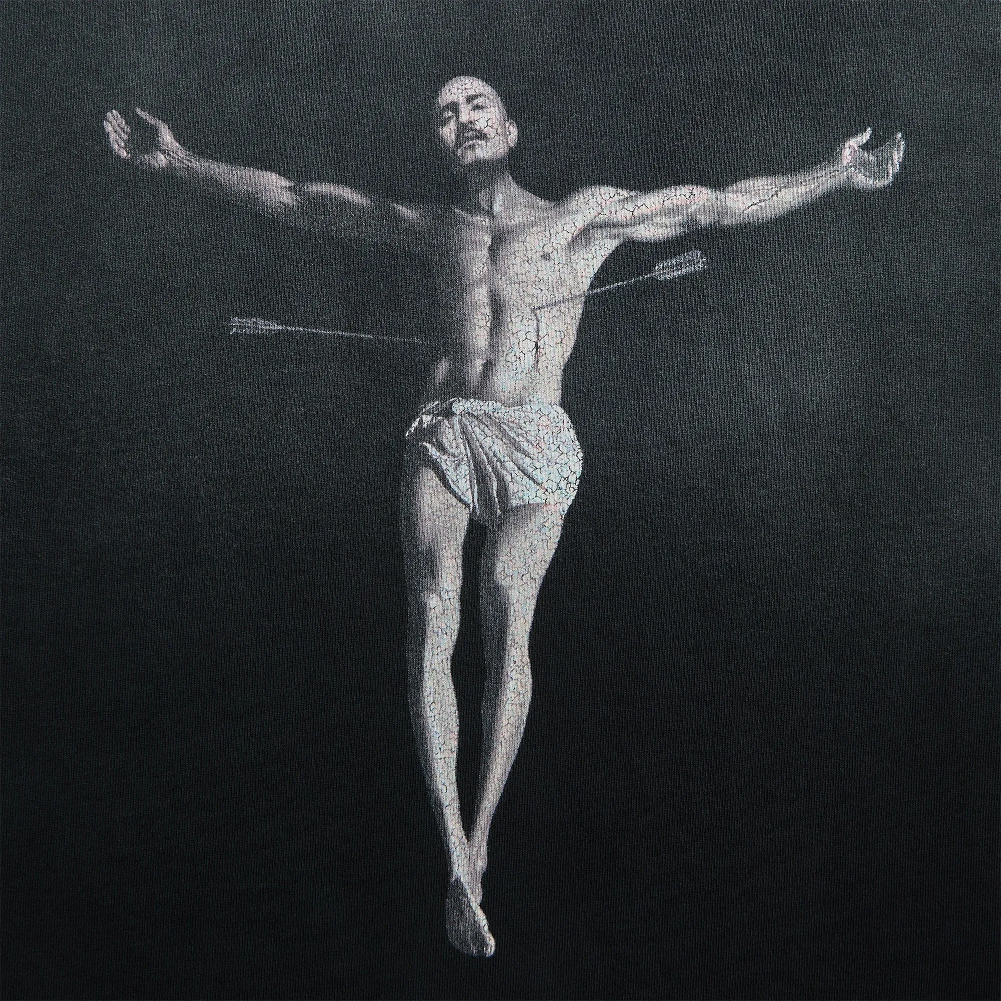 Streetwear attitude Comfortable Style Willy Chavarria Tarantula Buffalo Tee - Black