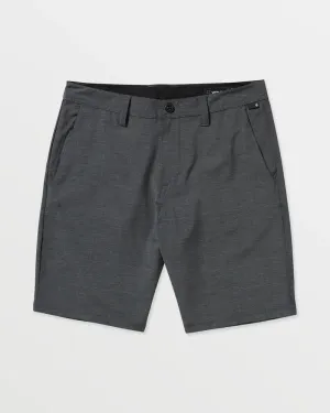 Printed design Faux Leather Volcom Mens Shorts Mix Frickin Cross Shred