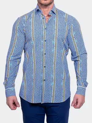 Timeless Classic Chic Wardrobe Fibonacci Resistance2216 Blue