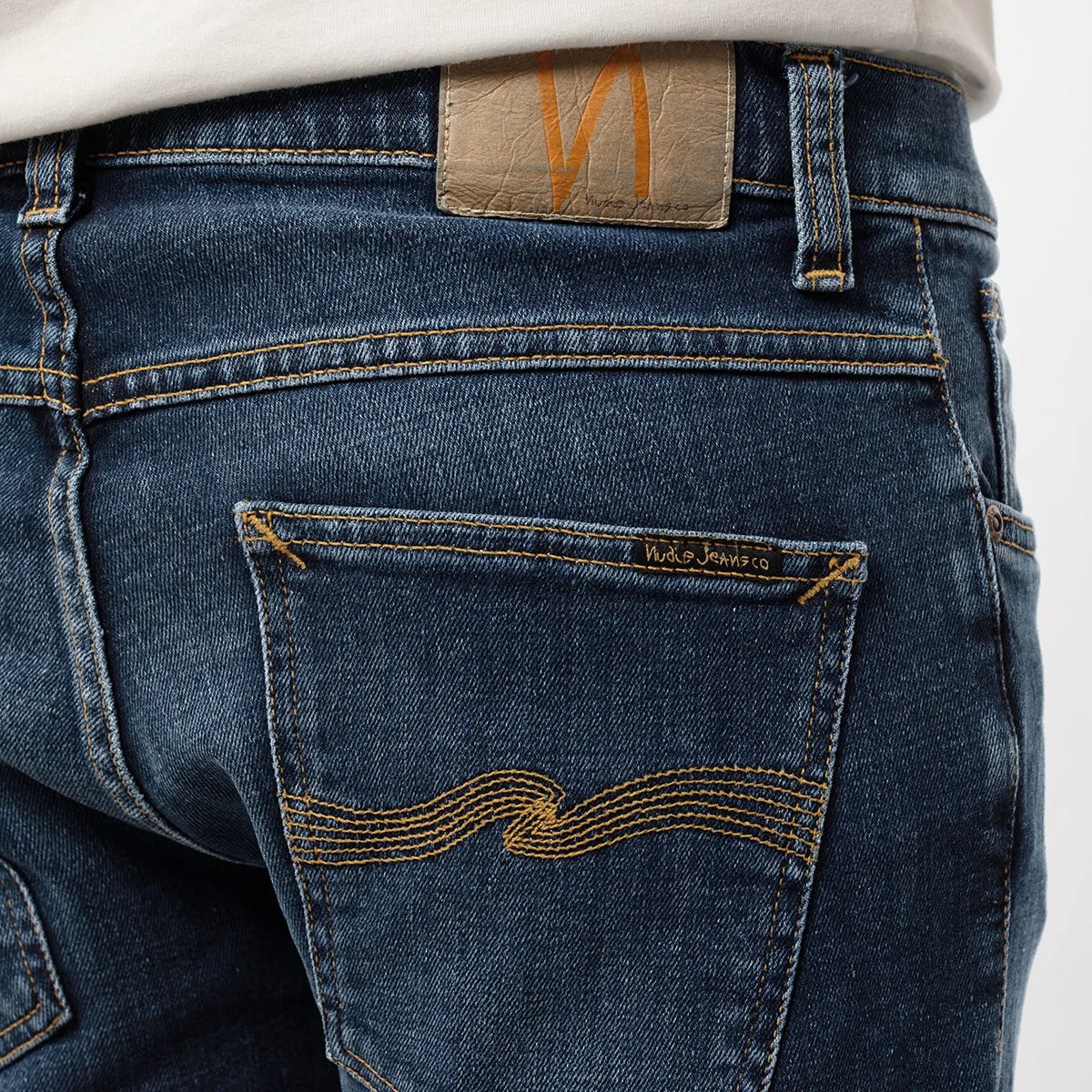 Nudie Jeans - Grim Tim Indigo Myth Flawless Design Plain Comfort