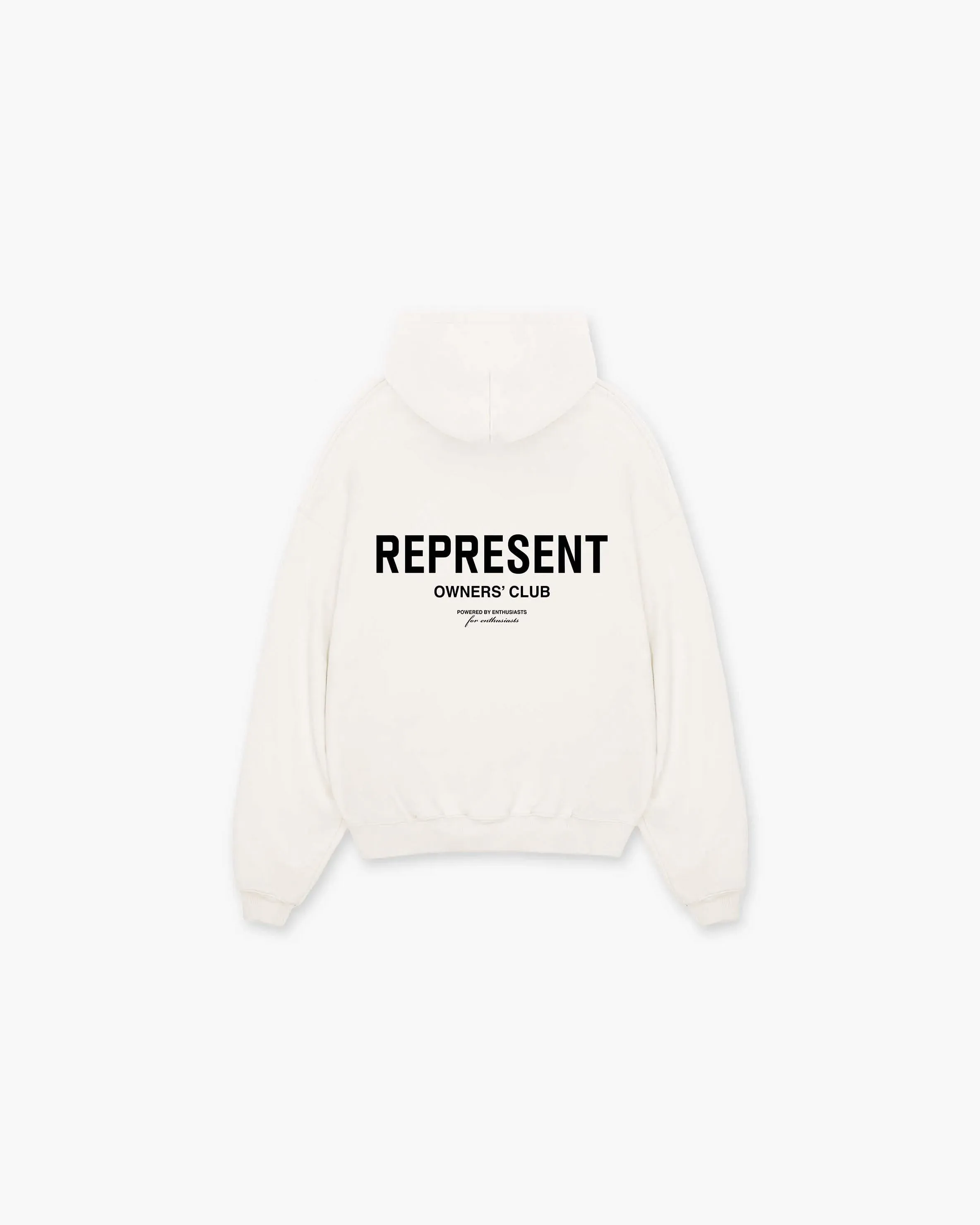 Represent Owners Club Hoodie - Flat White product holiday wearability